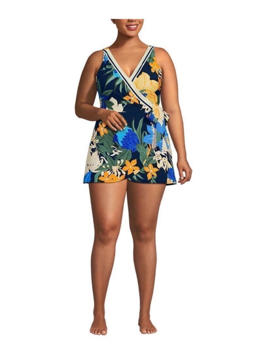 NWOT Lands End Plus One-Piece Plus Size Swim Dress